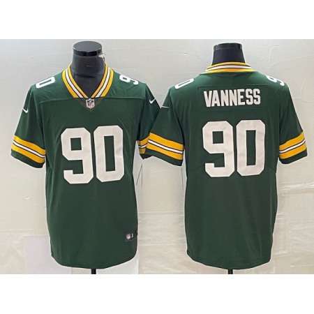Men's Green Bay Packers #90 Lukas Van Ness Green Vapor Untouchable Limited Stitched Jersey