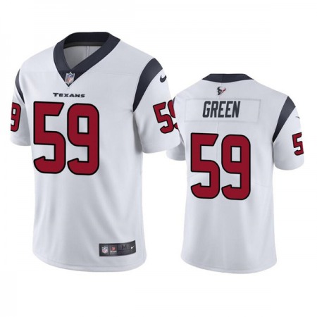 Men's Houston Texans #59 Kenyon Green White Vapor Untouchable Limited Stitched Jersey