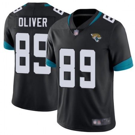 Men's Jacksonville Jaguars #89 Josh Oliver Black Vapor Untouchable Limited Stitched NFL Jersey