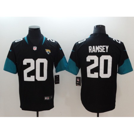 Men's NFL Jacksonville Jaguars #20 Jalen Ramsey Black New 2018 Vapor Untouchable Limited Stitched Jersey