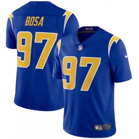 Men's Los Angeles Chargers #97 Joey Bosa 2020 Royal Vapor Untouchable Limited Stitched NFL Jersey