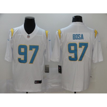 Men's Los Angeles Chargers #97 Joey Bosa 2020 White Stitched NFL Jersey