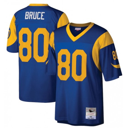 Men's Los Angeles Rams #80 Isaac Bruce St. Louis Rams Mitchell & Ness Stitched Jersey