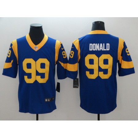 Men's Los Angeles Rams #99 Aaron Donald Royal Blue Vapor Untouchable Limited Stitched NFL Jersey