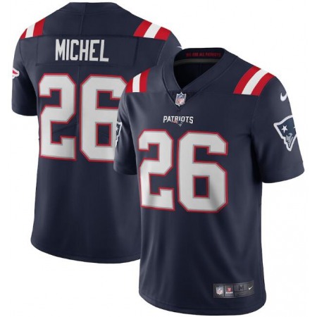 Men's New England Patriots #26 Sony Michel 2020 Navy Vapor Untouchable Limited Stitched NFL Jersey