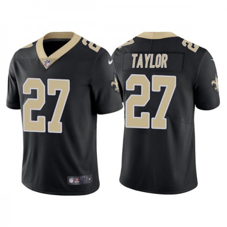 Men's New Orleans Saints #27 Alontae Taylor Black Vapor Limited Stitched Jersey