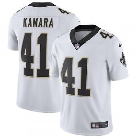 Men's New Orleans Saints #41 Alvin Kamara White Vapor Untouchable Limited Stitched NFL Jersey