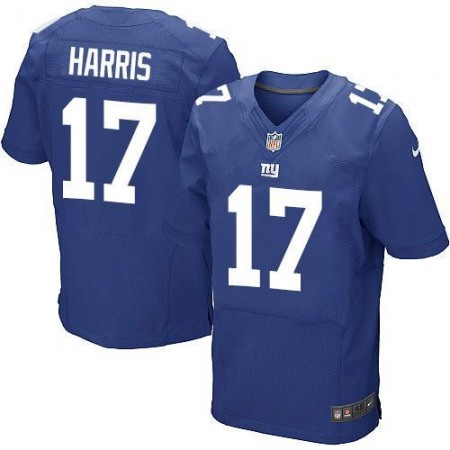 Nike Giants #17 Dwayne Harris Royal Blue Team Color Men's Stitched NFL Elite Jersey