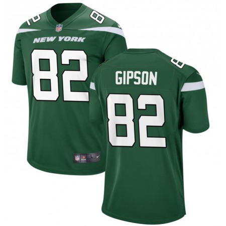 Men's New York Jets #82 Xavier Gipson Green Stitched Jersey