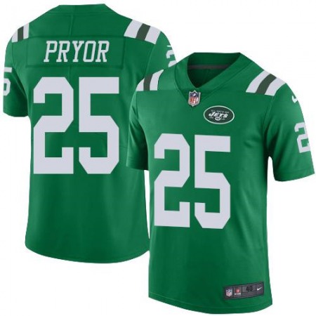 Nike Jets #25 Calvin Pryor Green Men's Stitched NFL Elite Rush Jersey