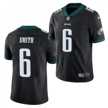 Men's Philadelphia Eagles #6 DeVonta Smith 2021 NFL Draft Black Vapor Untouchable Limited Stitched Jersey