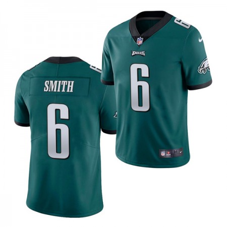 Men's Philadelphia Eagles #6 DeVonta Smith 2021 NFL Draft Green Vapor Untouchable Limited Stitched Jersey