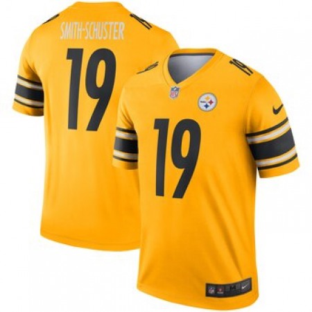 Men's Pittsburgh Steelers #19 JuJu Smith-Schuster 2019 Gold Inverted Legend Jersey