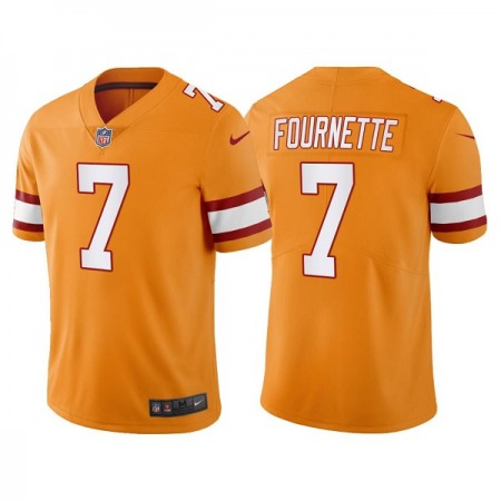 Men's Tampa Bay Buccaneers #7 Leonard Fournette Orange Vapor Untouchable Limited Stitched Jersey