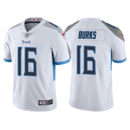 Men's Tennessee Titans #16 Treylon Burks White Vapor Untouchable Stitched Jersey