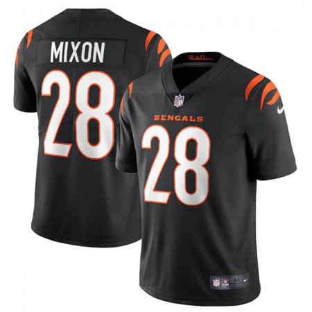 Youth Cincinnati Bengals #28 Joe Mixon New Black Vapor Untouchable Limited Stitched Jersey