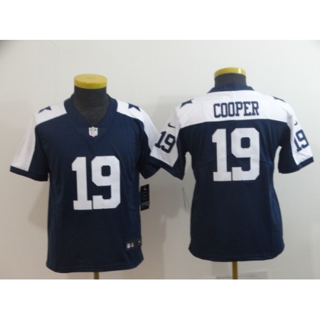 Youth Dallas Cowboys #19 Amari Cooper Navy Blue Vapor Untouchable Limited Stitched NFL Jersey