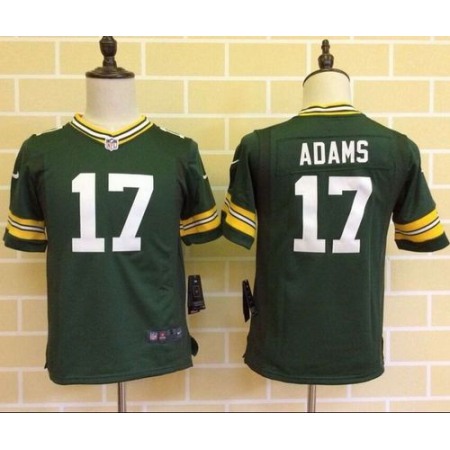 Nike Packers #17 Davante Adams Green Team Color Youth Stitched NFL Elite Jersey