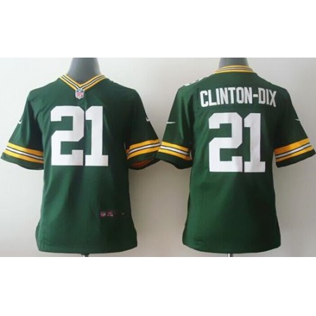 Nike Packers #21 Ha Ha Clinton-Dix Green Team Color Youth Stitched NFL Elite Jersey