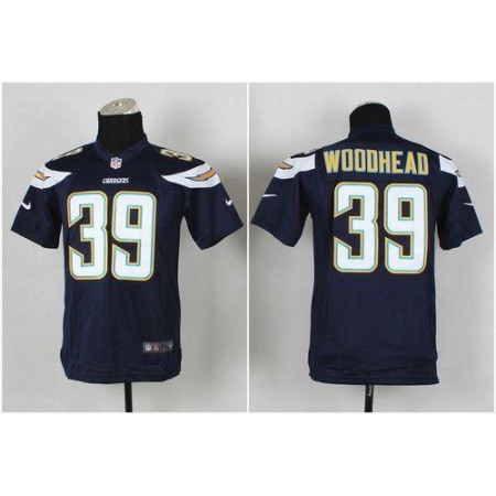 Nike Chargers #39 Danny Woodhead Navy Blue Team Color Youth Stitched NFL New Elite Jersey