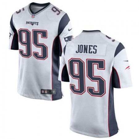 Nike Patriots #95 Chandler Jones White Youth Stitched NFL New Elite Jersey