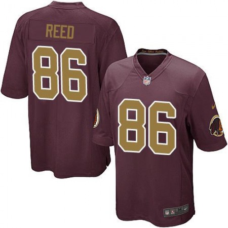 Nike Redskins #86 Jordan Reed Burgundy Red Alternate Youth Stitched NFL Elite Jersey