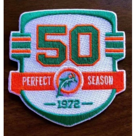 Miami Dolphins 50th Perfect Season Patch