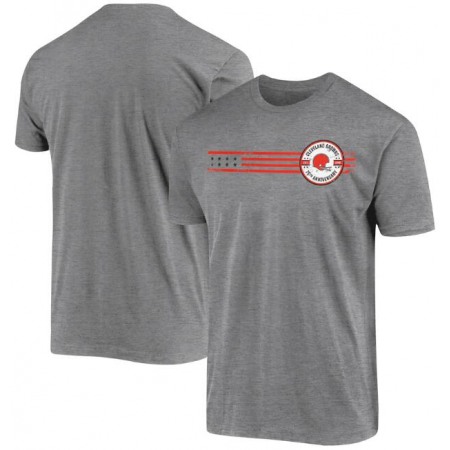 Men's Cleveland Browns 2021 Grey 75th Anniversary T-Shirt