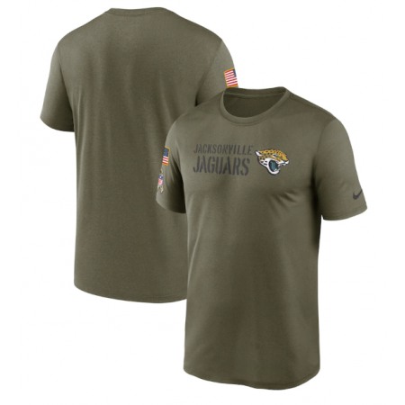 Men's Jacksonville Jaguars Olive 2022 Salute to Service Legend Team T-Shirt