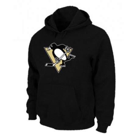 NHL Pittsburgh Penguins Big & Tall Logo Pullover Hoodie Black