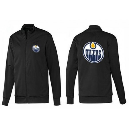 NHL Edmonton Oilers Zip Jackets Black-1