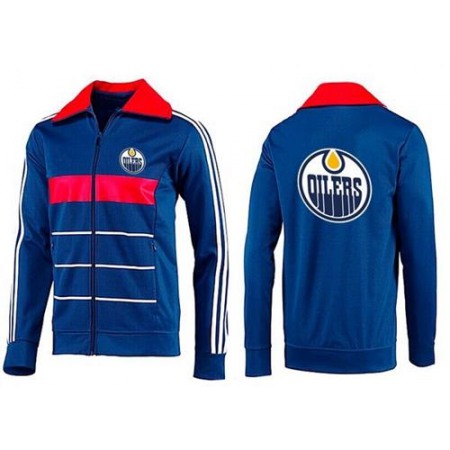 NHL Edmonton Oilers Zip Jackets Blue-5