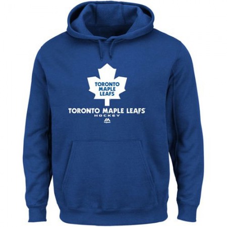 Toronto Maple Leafs Majestic Critical Victory VIII Fleece Hoodie Royal Blue