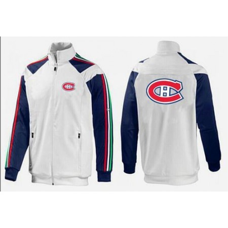 NHL Montreal Canadiens Zip Jackets White-1