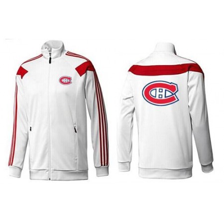 NHL Montreal Canadiens Zip Jackets White-2