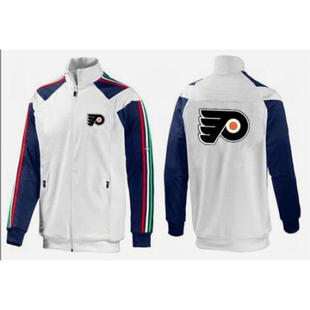 NHL Philadelphia Flyers Zip Jackets White-3