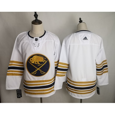 Men's Buffalo Sabres 2019 White 50th Season Stitched NHL Jersey