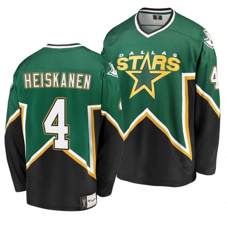 Men's Dallas Stars #4 Miro Heiskanen Green Heritage Premier Breakaway Jersey