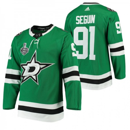 Men's Dallas Stars #91 Tyler Seguin 2020 Stanley Cup Final Bound Green Stitched Jersey