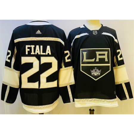 Men's Los Angeles Kings #22 Kevin Fiala Black Stitched Jersey