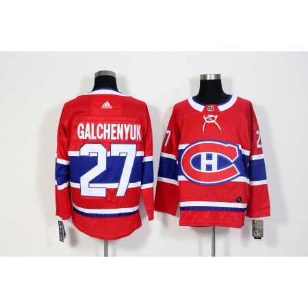 Men's Adidas Montreal Canadiens #27 Alex Galchenyuk Red Stitched NHL Jersey