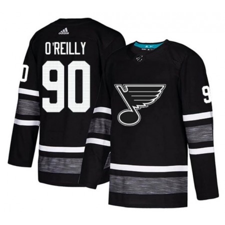 Men's St. Louis Blues #90 Ryan O'Reilly Black 2019 All-Star Stitched NHL Jersey