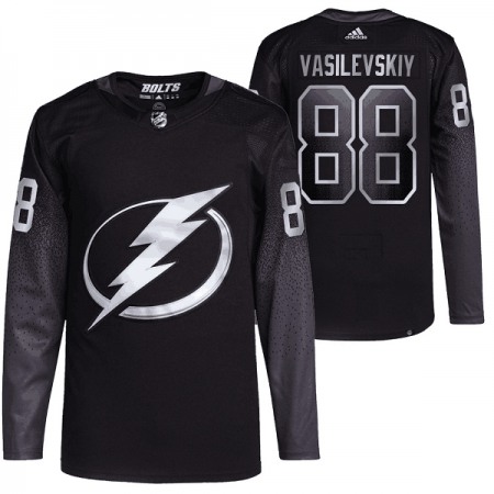 Men's Tampa Bay Lightning #88 Andrei Vasilevskiy Black Stitched Jersey