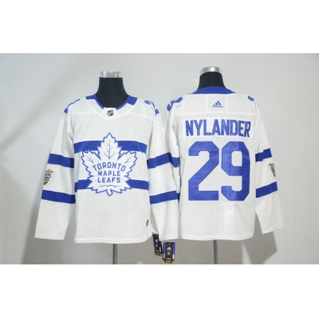 Men's Adidas Toronto Maple Leafs #29 William Nylander White 2018 NHL Stadium Series Stitched Jersey