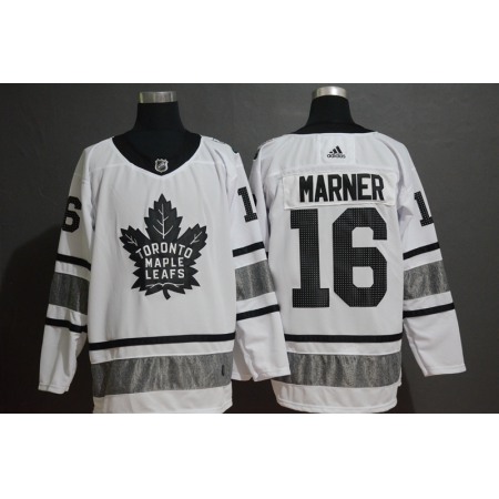 Men's Toronto Maple Leafs #16 Mitchell Marner White 2019 NHL All-Star Game Jersey