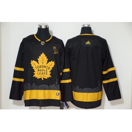 Men's Toronto Maple Leafs Black Golden City Edition Stitched NHL Jersey