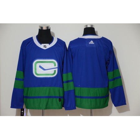 Men's Vancouver Canucks Blue Stitched NHL Jersey
