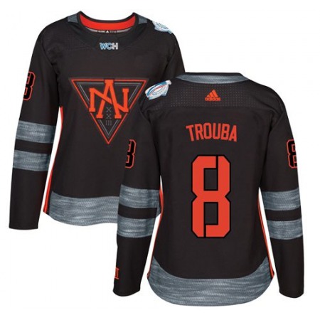 Team North America #8 Jacob Trouba Black 2016 World Cup Women's Stitched NHL Jersey