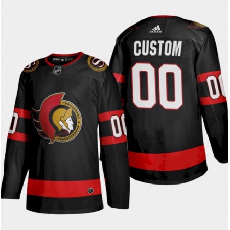 Women's Ottawa Senators Black Custom Stitched Jersey