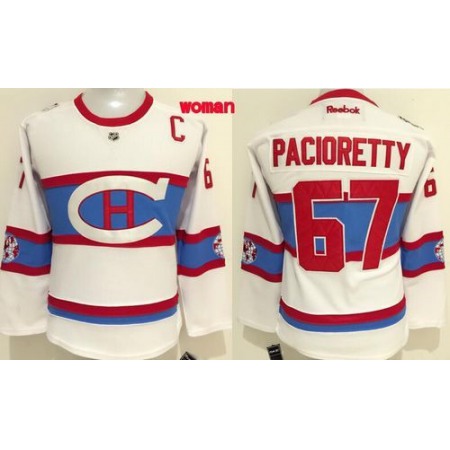 Canadiens #67 Max Pacioretty White 2016 Winter Classic Women's Stitched NHL Jersey